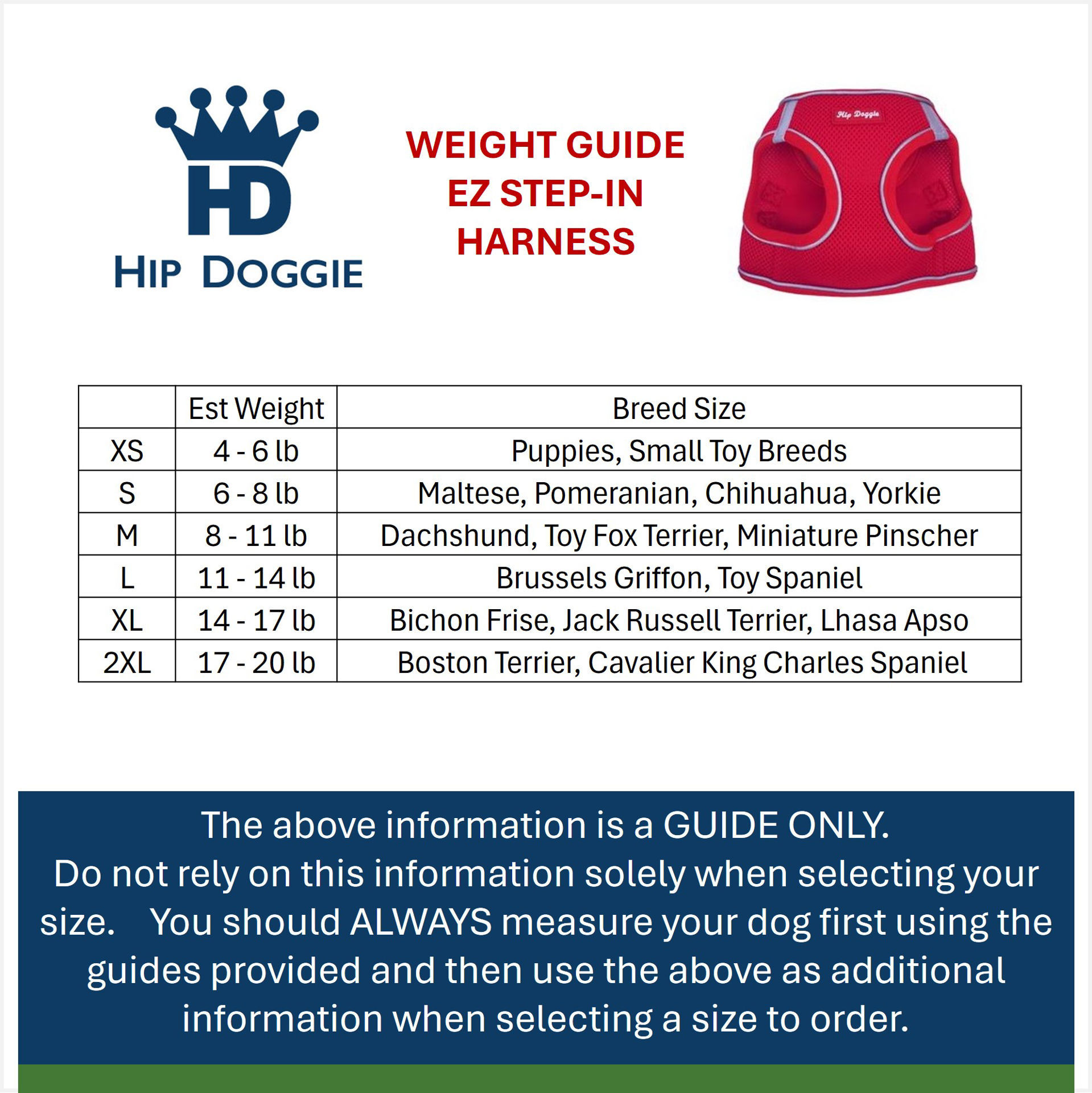 Picture of EZ Step-In Harness Vest - Light Blue