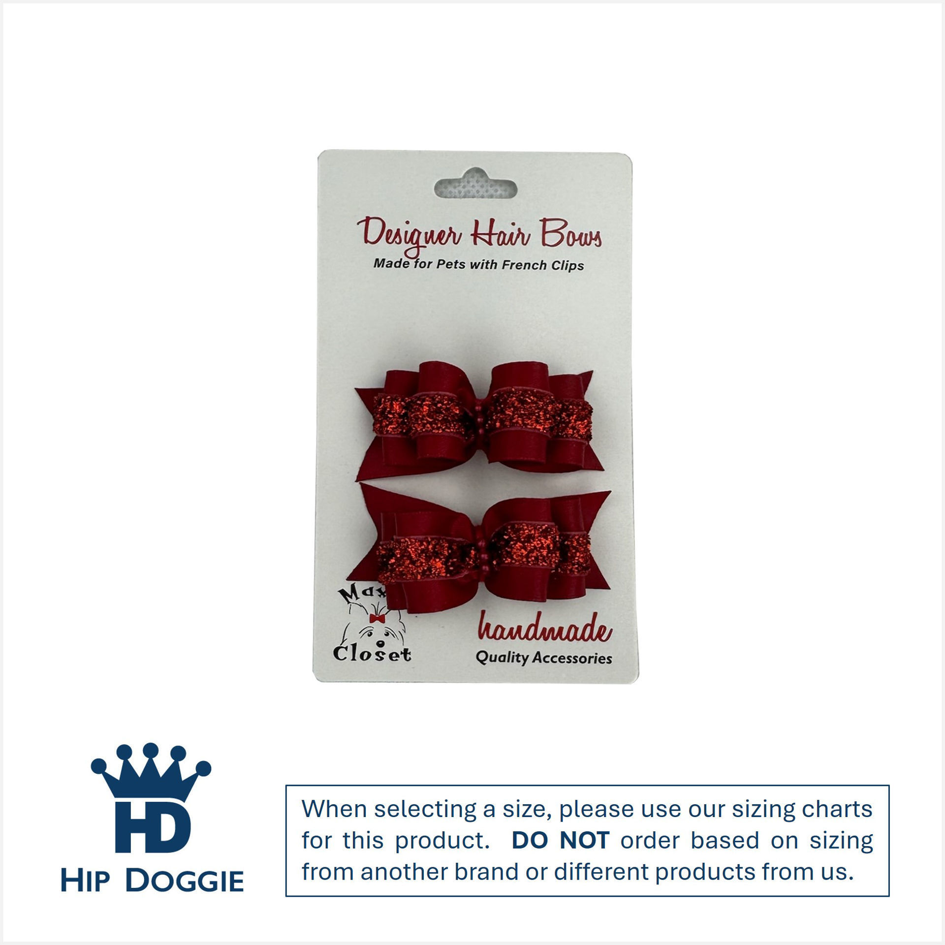 Picture of Hair Bows - Sm  Ruby Red