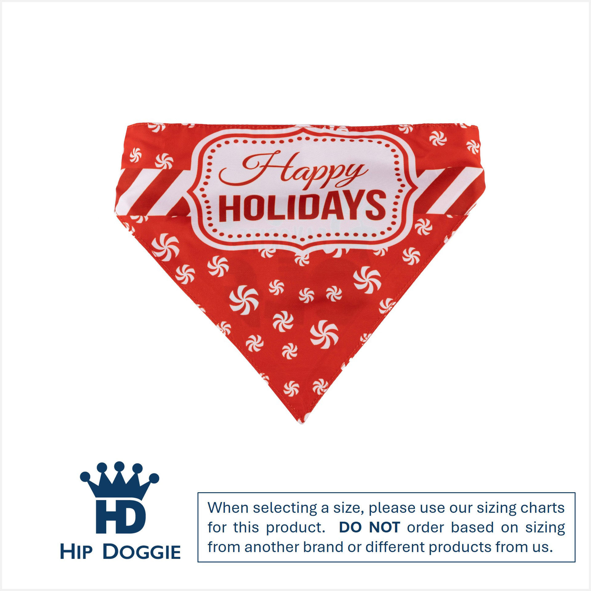 Picture of Two Sided Bandana - Happy Holidays