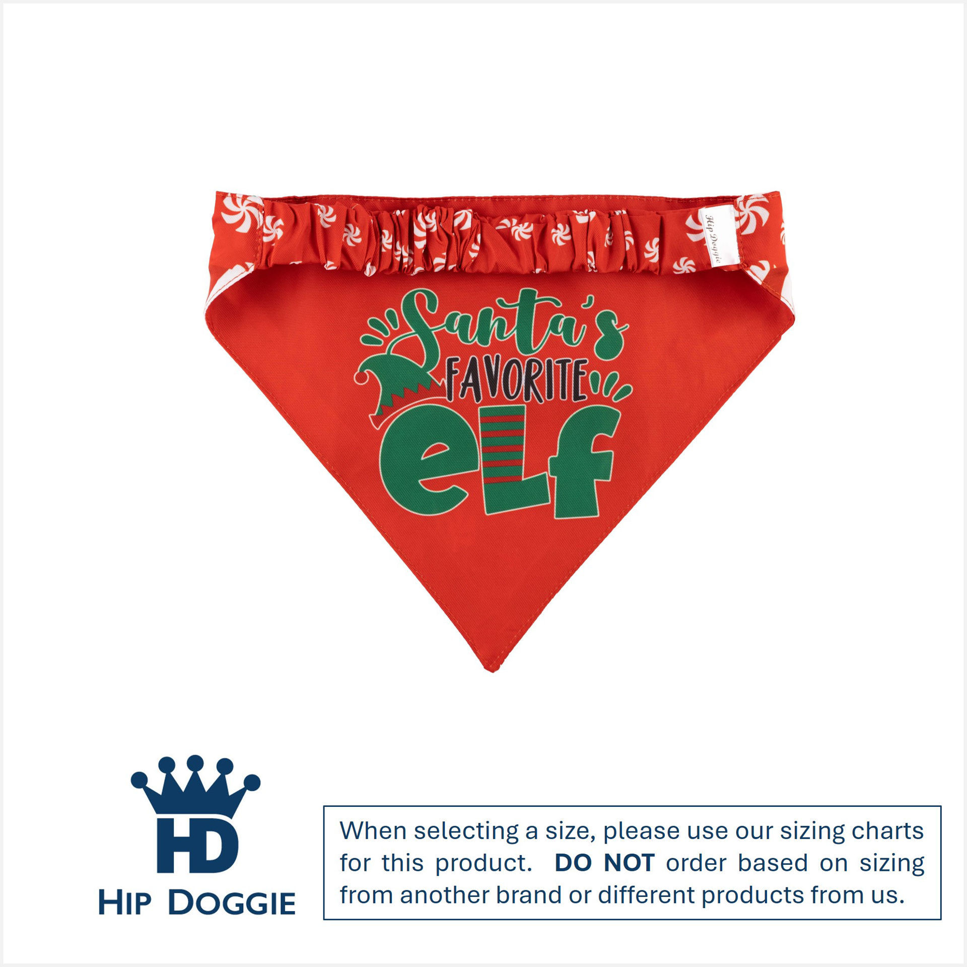 Picture of Two Sided Bandana - Happy Holidays