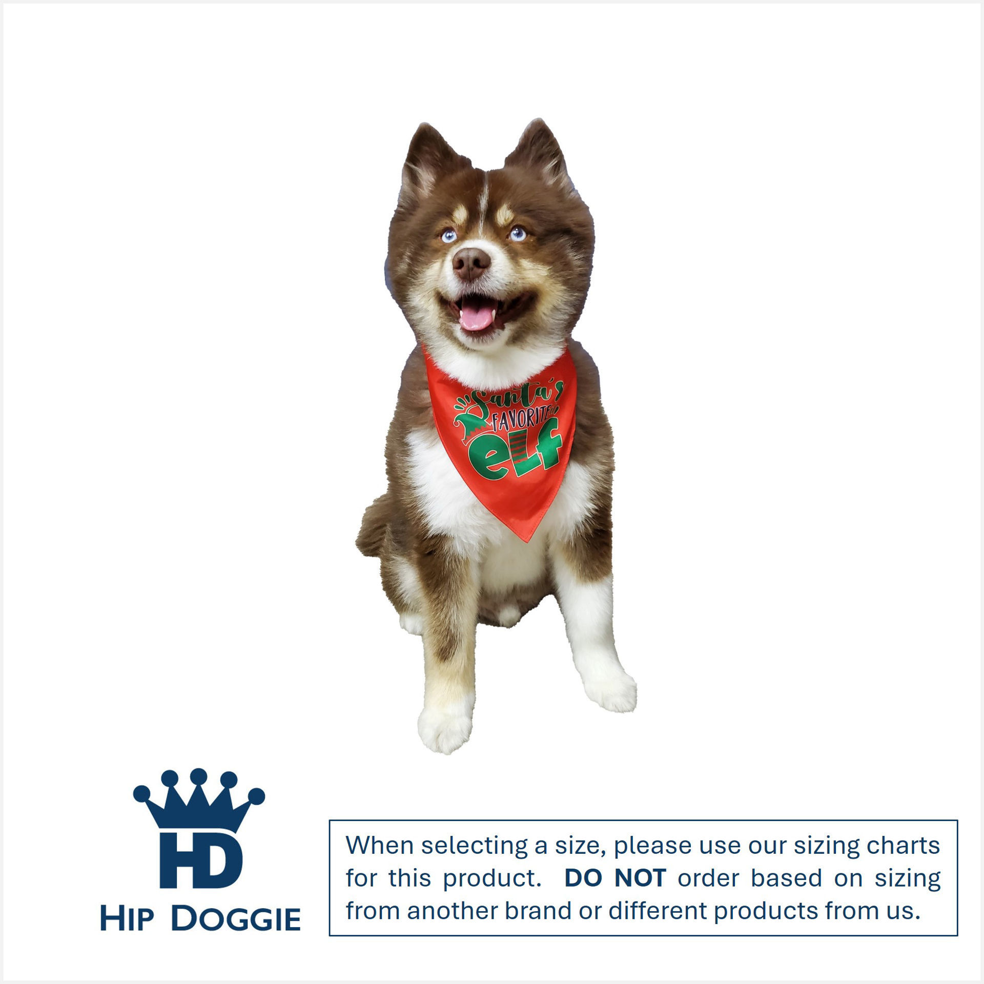 Picture of Two Sided Bandana - Happy Holidays
